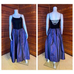 Gunne Sax, 90s Prom Dress, Vintage Prom Dress, Jessica McClintock, Bustier Dress